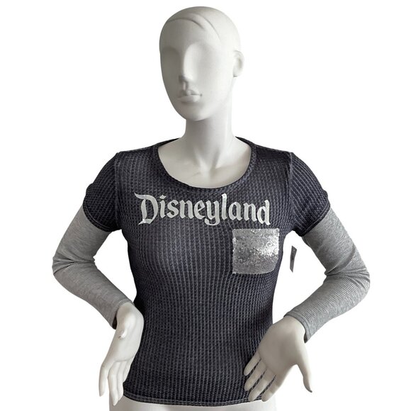 Disneyland Sequin Pocket Tee M - Picture 1 of 8